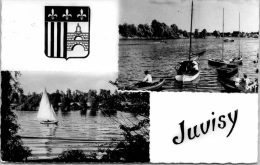 91 JUVISY - Carte Double Vue. - Juvisy-sur-Orge