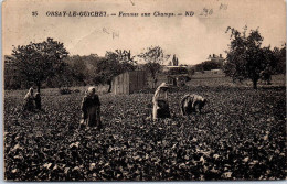 Delcampe - 91 ORSAY LE GUICHET - Femmes Aux Champs (plis) - Orsay