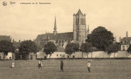 Delcampe - Yper:  Liefdeplaats En St. Martijnskerk - Ieper