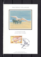Delcampe - " LES MACHINES VOLANTES : BARQUE AILEE DE J-MARIE LE BRIS " Sur Carte Maximum En Soie De 2006. N° YT 3980 Parf état. CM - 2000-2009
