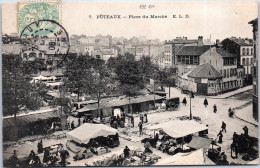 Delcampe - 92 PUTEAUX - Place Du Marché - Puteaux