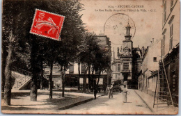 Delcampe - 94 ARCUEIL-CACHAN - La Rue Emile Raspail Et L'hôtel De Ville - Arcueil