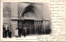 Delcampe - 94 ARCUEIL-CACHAN - L'église, Le Portail - Arcueil