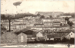 Delcampe - 94 ARCUEIL-CACHAN - Vue Générale, L'aéronef Malégot Passant - Arcueil
