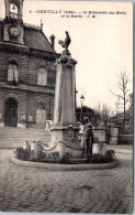 Delcampe - 94 GENTILLY - Le Monument Aux Morts Et La Mairie - Gentilly