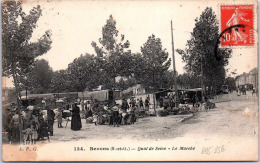 Delcampe - 95 BEZONS - Quai De Seine Le Marché - Bezons