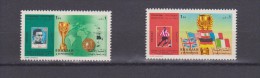 SHARJAH COUPE DU MONDE DE FOOTBALL1970  2 TIMBRES - 1970 – Mexique