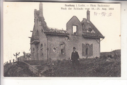 F 57400 SARREBOURG / SAARBURG, 18. - 21. August 1914, Haus Sackreuter - Sarrebourg