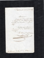 Delcampe - VP1466 -   Lettre De La Sous Préfecture De La Vienne Arrondissement De CHATELLERAULT Pour THURE - Sammlungen