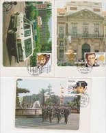 Delcampe - Spain 1983 Security Forces 3v 3 Maxicards (21060) - Maximumkarten