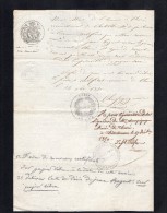 Delcampe - VP1468 - Acte - Certificat - Commune De THURE Pour Le Sous Préfet De CHATELLERAULT - Manuscrits