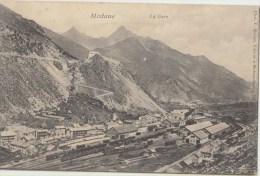 Delcampe - Cpa    73 Savoie   Modane La Gare  Vue Aerienne - Modane