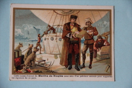 Delcampe - CHROMO - Alcool De Menthe RICQLES - Pour Supporter Les Rigueurs Du Pays - Autres & Non Classés