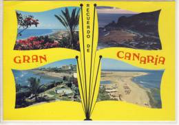 Delcampe - Recuerdo De GRAN CANARIA - Multi View, Aspectos Diverso,  Nice Stamp - Gran Canaria