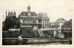 Delcampe - Depts Divers- Pas De Calais - Ref BB11- Saint Omer - St Omer - La Gare - Gares - Jardinier - Jardiniers -carte Bon Etat- - Saint Omer