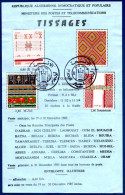 Delcampe - DZ 1985  Philatelic Brochure Tissage Weaving Weberei Tejeduría Tessitura Het Weven - Textil