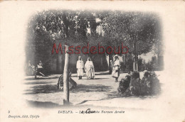ALGERIE - DJELFA -  La Cour Du Bureau Arabe - 1907 - 2 Scans - Djelfa