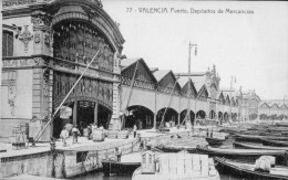 Delcampe - VALENCIA   -  Puerto. Depositos De Mercancias - Valencia
