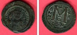 JUSTINIAN I FOLLIS CONSTANTINOPLE AN XIII ( S 168)  TTB 145 - Byzantine