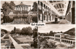 Bad Kissingen - S/w Mehrbildkarte 5 - Bad Kissingen