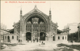 Delcampe - VALENCIA   -  Mercado De Colon. Fachada Principal - Valencia