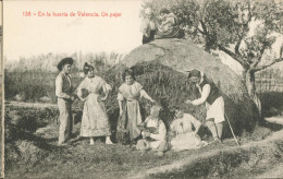 Delcampe - VALENCIA   - En La Huerta De Valencia. Un Pajar - Valencia