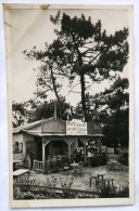 Delcampe - CPA PHOTO NON ECRITE LA COUBRE VISITEZ LE PHARE CAFE RESTAURANT DE LA COTE SAUVAGE J. ROUX - La Tremblade