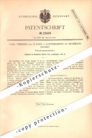 Delcampe - Original Patent - Carl Tierlich Und H. Lenk In Raunergrund B. Bad Brambach , 1882 , Feueranzünder !!! - Bad Brambach