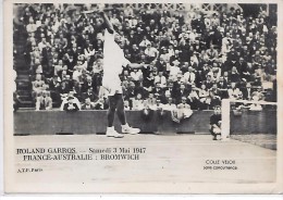 Delcampe - TENNIS - Roland Garros - Samedi 3 Mai 1947 - France-Australie - Bromwich - Tennis