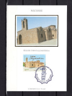 Delcampe - " NICOSIE : EGLISE CHRYSALINIOTISSA " Sur Carte Maximum En Soie De 2006 N° YT 3929. Parfait état CM - 2000-2009
