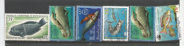 Lot De 6 T-p Oblitérés  Poissons Et Faune Marine De Nouvelle-Calédonie . Côte 15,00 € - Usati