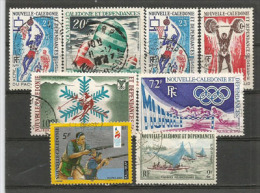 Sports En Nouvelle-Calédonie. 8 T-p Oblitérés. Côte 25,50 € - Used Stamps