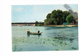 Delcampe - 89 - MIGENNES - BORDS DE L'YONNE  - 1972 - E Ci 892911 Cim - Hommes Sur Barque Plage - Migennes