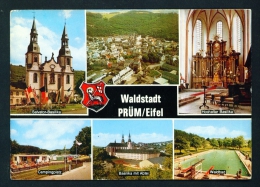 Delcampe - GERMANY  -  Prum  Multi View  Used Postcard As Scans (stamp Removed) - Prüm