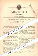 Delcampe - Original Patent - Carl Wildhagen In Treseburg B. Thale , 1882 , Dachdeckung Mit Teer-Cement , Dachdecker , Dach !!! - Thale
