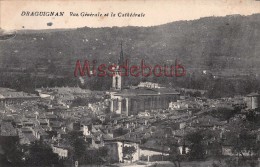 Delcampe - 83 - DRAGUIGNAN - Vue Générale Et La Cathédrale - écrite 1905- 4 Scans - Draguignan