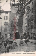 Delcampe - 83 - DRAGUIGNAN  - Place Et Porte Portaiguière - Dos Vierge TTBE - 2 Scans - Draguignan