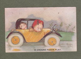 Cp Signée Beatrice Mallet - 1928 - Tuck Oilette - Enfant, Children, Kinder, Voiture, Car, Pneu Crevé, Flat Tire - Mallet, B.