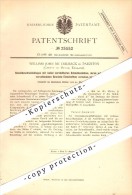 Original Patent - William John Mc Cormack In Paignton , 1883 , Taps , County Of Devon  !!! - Paignton