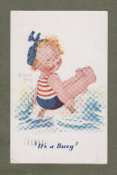 Delcampe - Cp Signée Beatrice Mallet - 1936 - Tuck Oilette - Enfant, Children, Kinder, Bain, Bath, Bouée - Mallet, B.