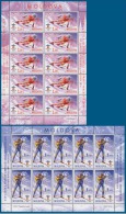 Moldova 2010 Olympics Vancouver Alpine Skiing And Biathlon Mi 689-690 MNH (**) Ms - Winter 2010: Vancouver