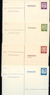 BERLIN P56-63  Postkarten Serie BEDEUTENDE DEUTSCHE ** 1962-63  Kat. 90,25 € - Cartes Postales - Neuves