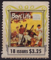 Boys' Life Magazine For SCOUT SCOUTS - Used LABEL / CINDERELLA - Used Stamps