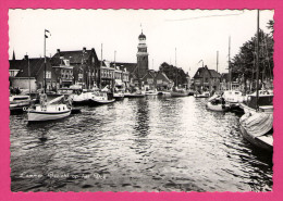 Lemmer - Gezicht Op Het Dok - Animée - Barques - VDMS - HOEKSTRA'S WINKEL - ECHTE FOTO 965 - Lemmer