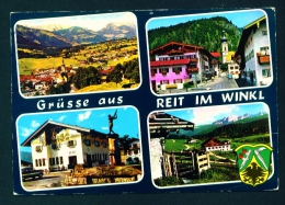 GERMANY  -  Reit Im Winkl  Multi View  Used Postcard As Scans  (stamp Removed) - Reit Im Winkl