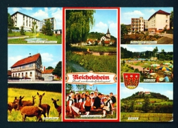 Delcampe - GERMANY  -  Reichelsheim  Multi View  Used Postcard As Scans  (stamp Removed) - Odenwald