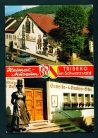 Delcampe - GERMANY  -  Triberg  Dual View  Used Postcard As Scans  (stamp Removed) - Triberg