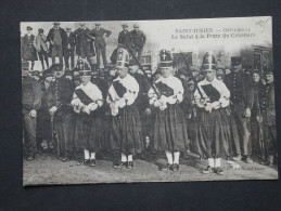 Delcampe - Ref4008 JU CPA Animé De Saint Junien (Limousin) - Ostensions Le Salut à La Porte Du Cimetière - 1925 Edit Au Grand Livre - Saint Junien