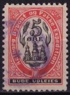 Aalborg Bypost Pakke Expedition STAMP - Denmark - Used - 5 O. - Emissions Locales