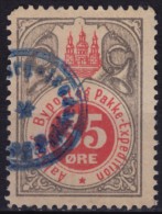 Aalborg Bypost Pakke Expedition STAMP - Denmark - Used - 35 O. - Emissions Locales